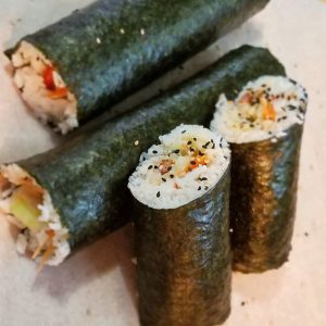 Shrimp Tempura Sushi Burritos