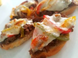 philly cheese steak Bruschetta